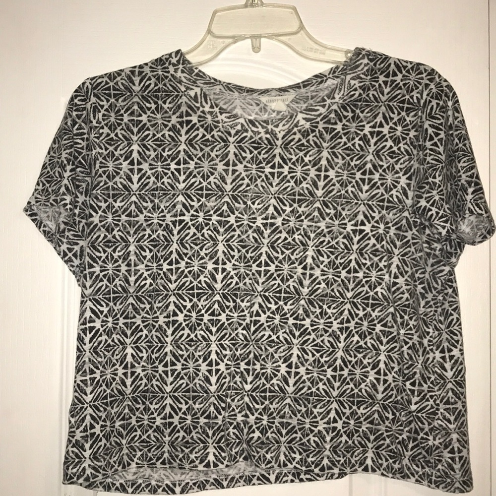 Geometric print crop top!